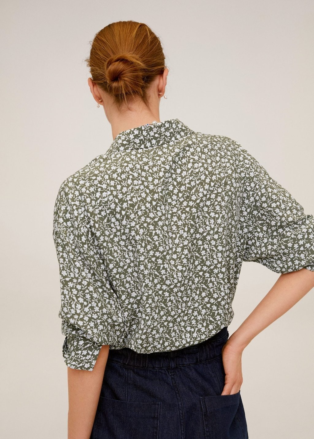 Printed flowy shirt - Laurel Morgan