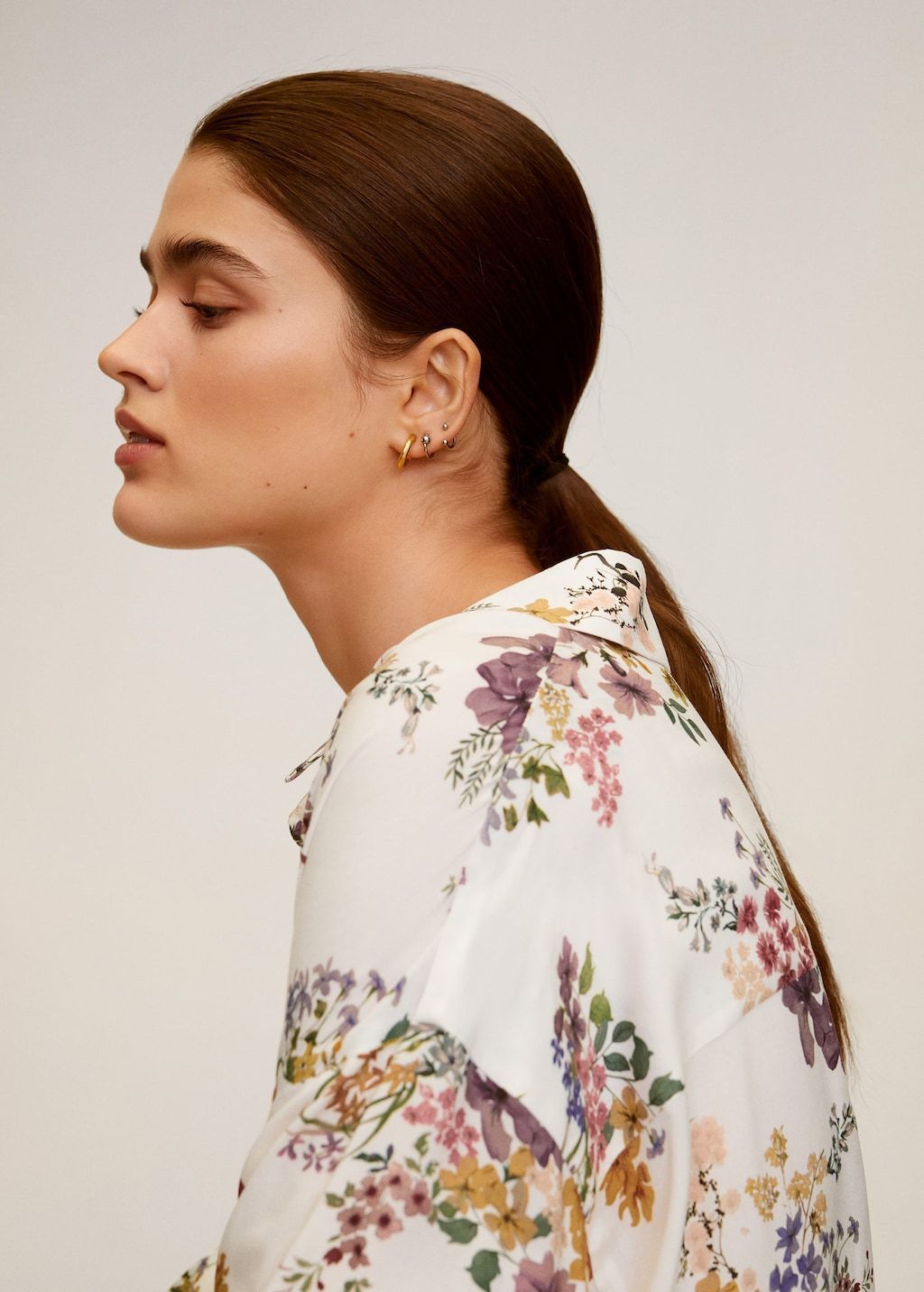 Printed flowy shirt - Laurel Morgan