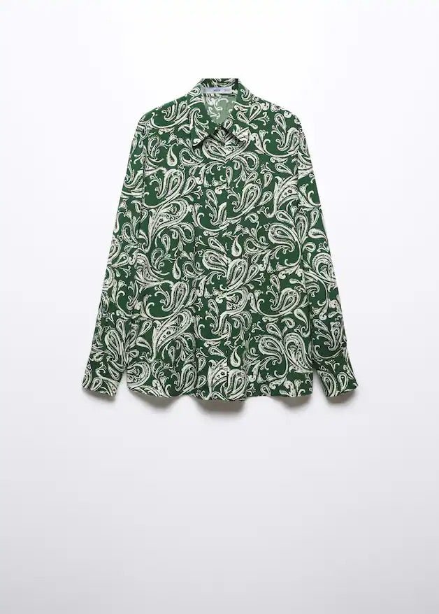 Printed flowy shirt - Laurel Morgan