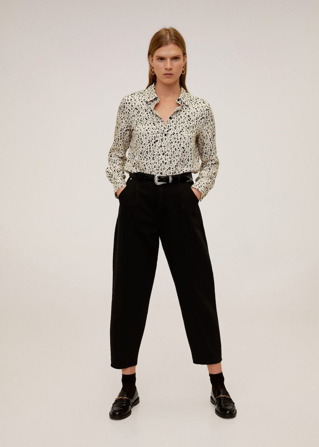 Printed flowy shirt - Laurel Morgan