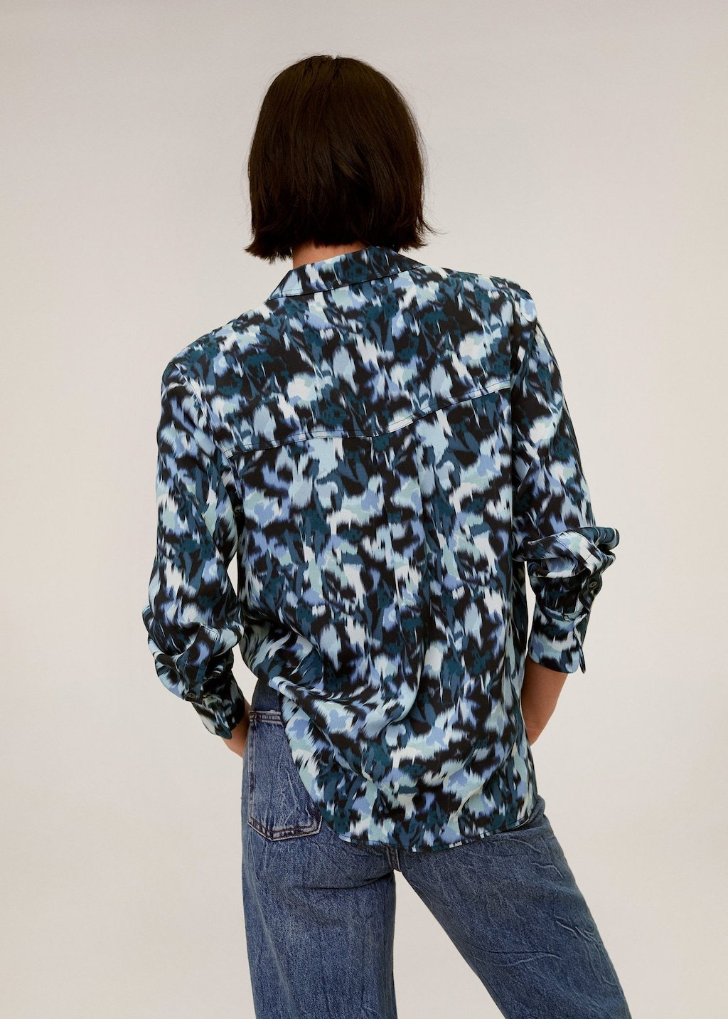 Printed flowy shirt - Laurel Morgan