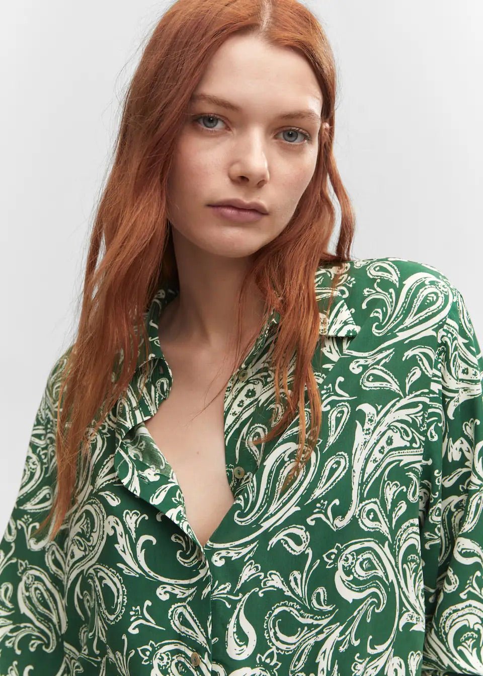 Printed flowy shirt - Laurel Morgan