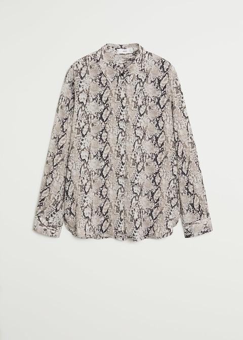 Printed flowy shirt - Laurel Morgan