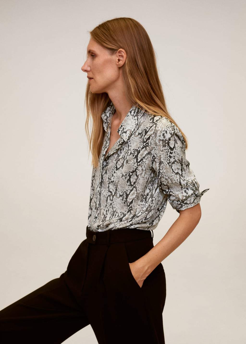 Printed flowy shirt - Laurel Morgan