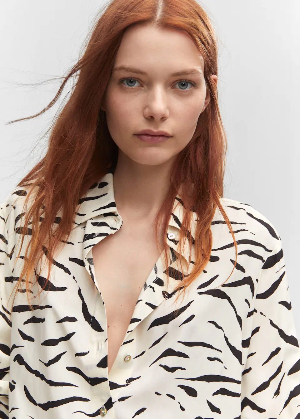 Printed flowy shirt - Laurel Morgan