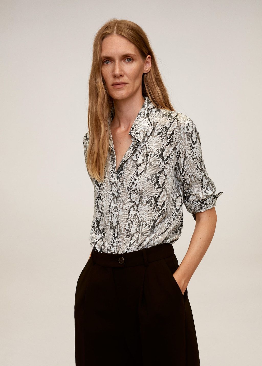 Printed flowy shirt - Laurel Morgan