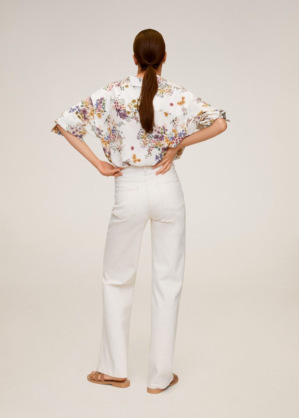 Printed flowy shirt - Laurel Morgan