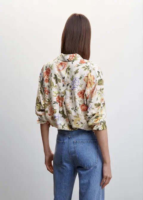 Printed flowy shirt - Laurel Morgan