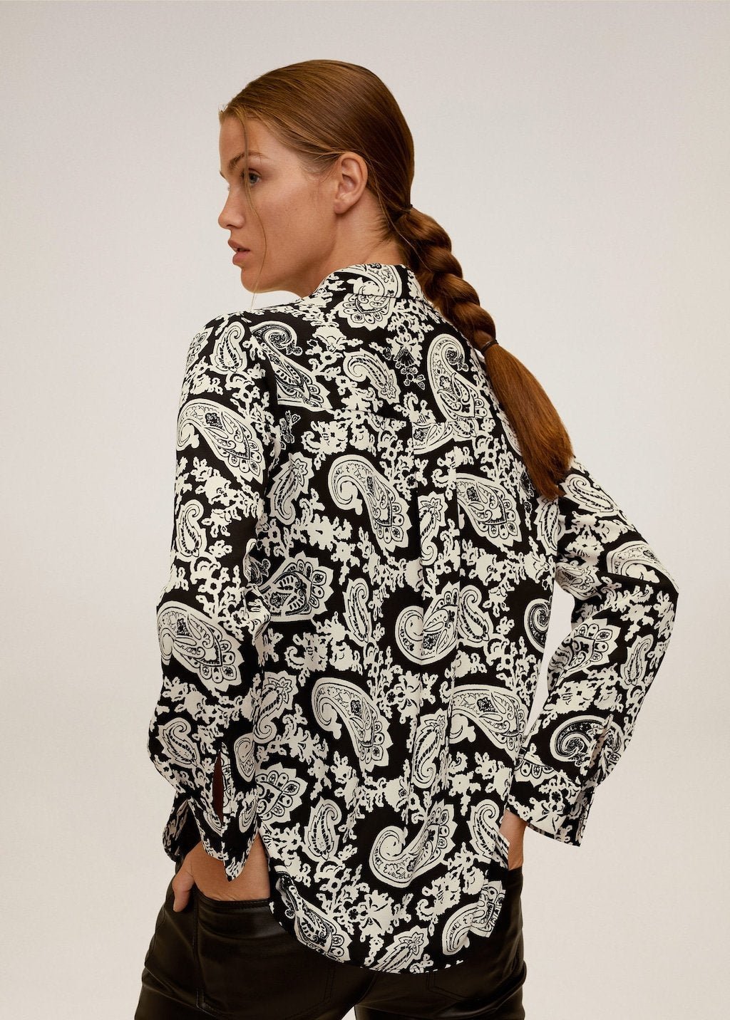 Printed flowy shirt - Laurel Morgan