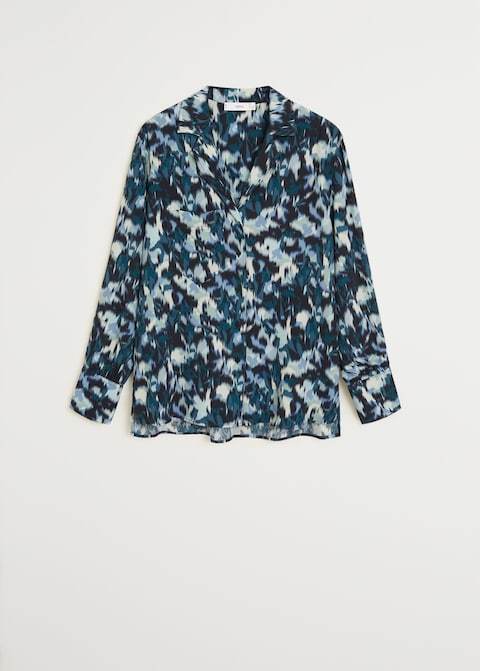 Printed flowy shirt - Laurel Morgan