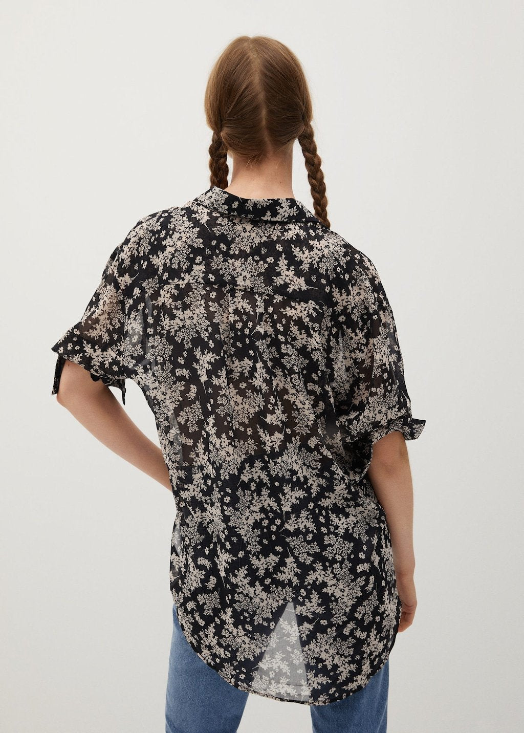 Printed flowy shirt - Laurel Morgan