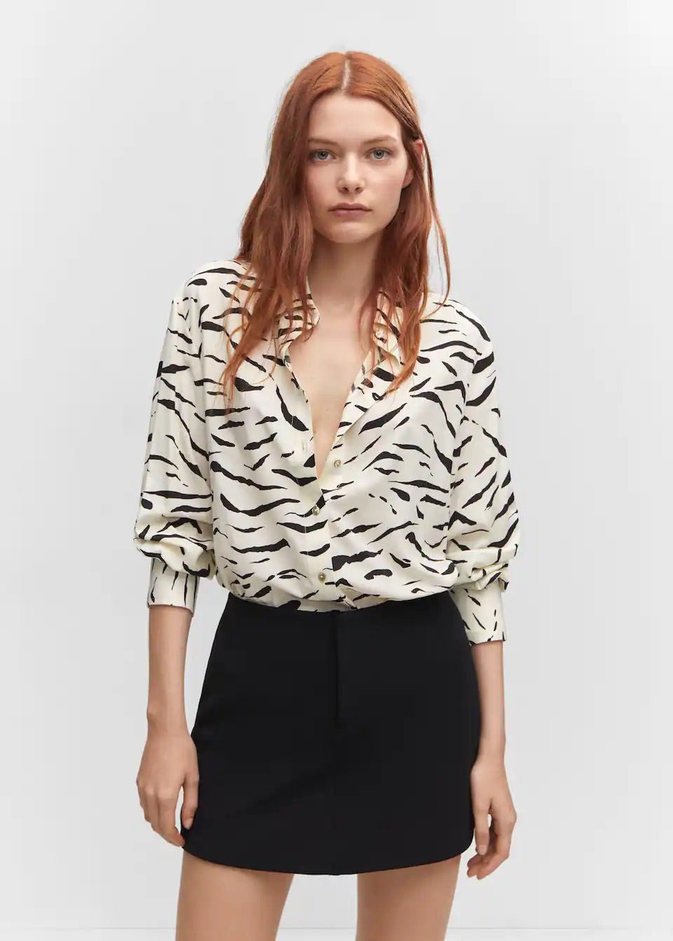 Printed flowy shirt - Laurel Morgan