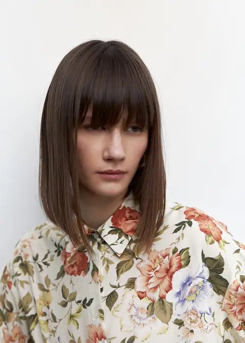 Printed flowy shirt - Laurel Morgan