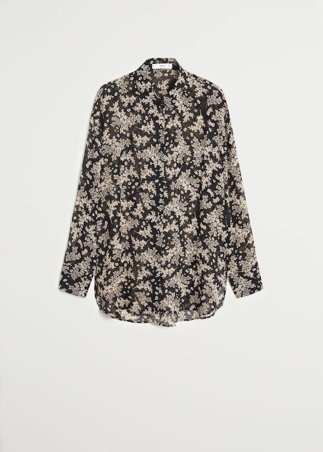 Printed flowy shirt - Laurel Morgan