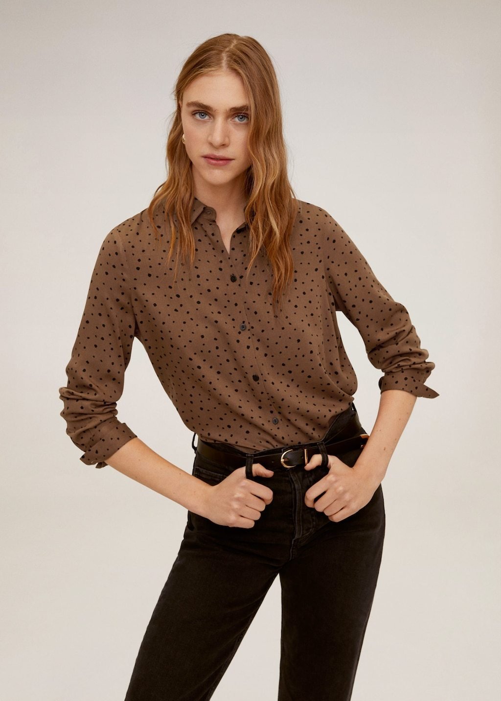 Printed flowy shirt - Laurel Morgan