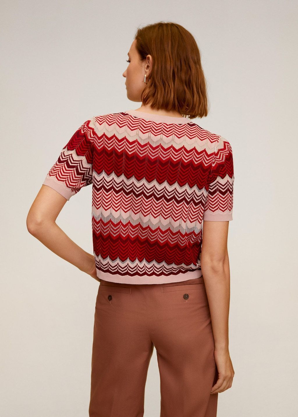 Printed knit top - Laurel Morgan