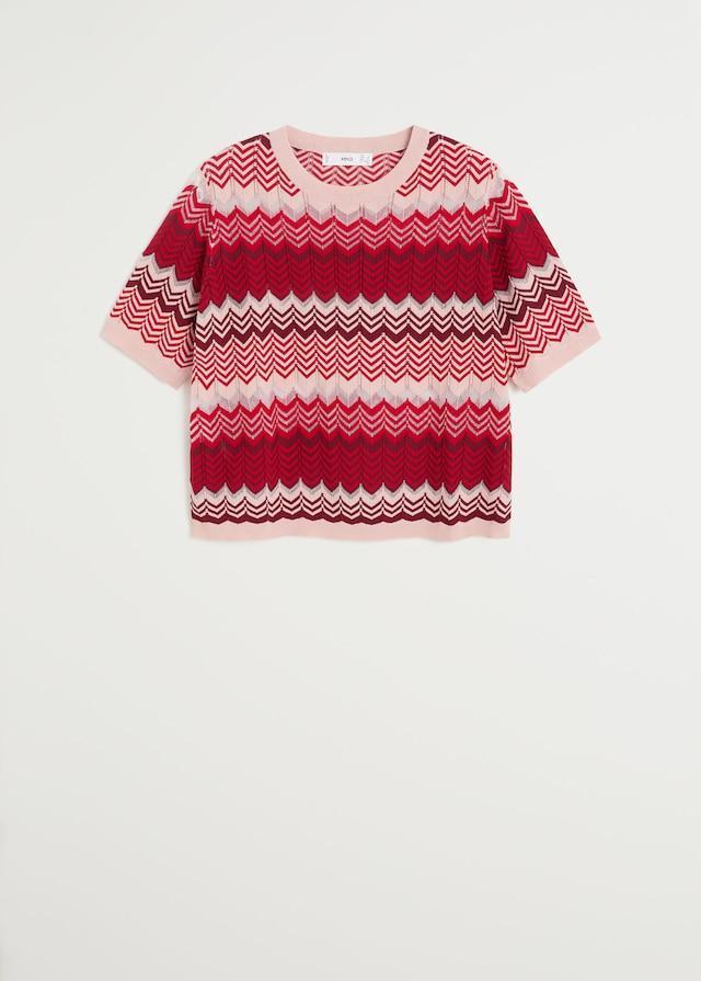 Printed knit top - Laurel Morgan