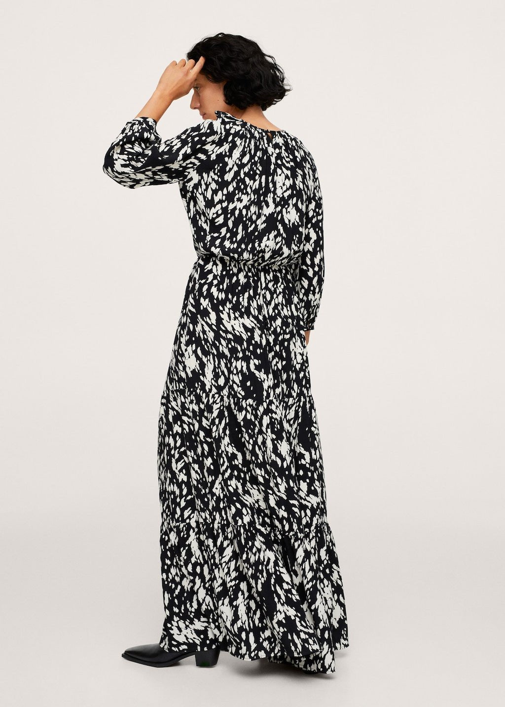 Printed long dress - Laurel Morgan