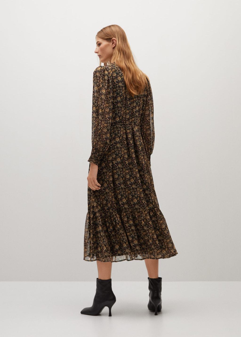 Printed long dress - Laurel Morgan