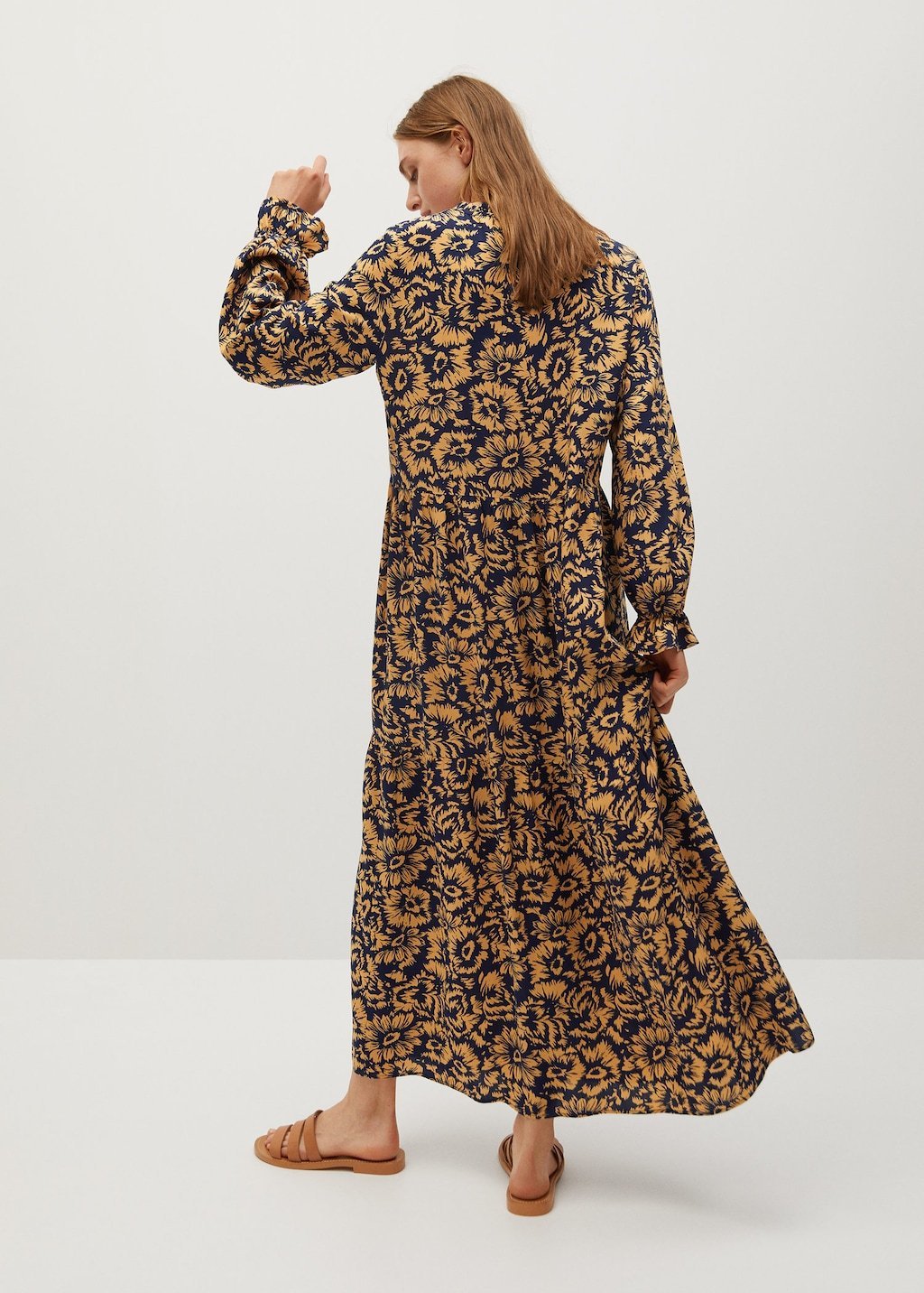 Printed long dress - Laurel Morgan