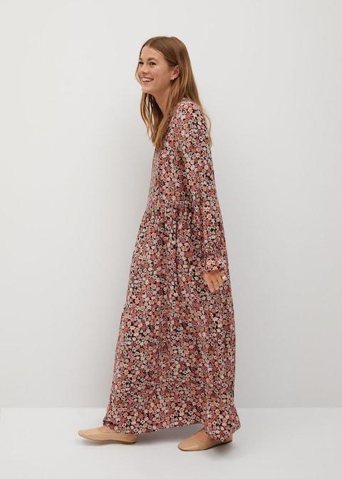 Printed long dress - Laurel Morgan