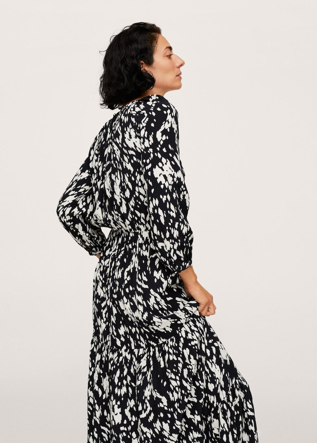 Printed long dress - Laurel Morgan