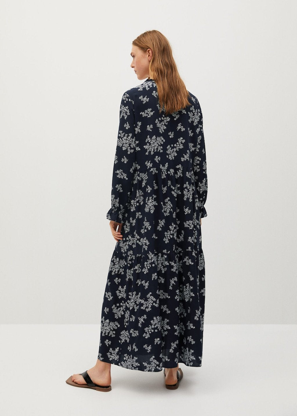 Printed long dress - Laurel Morgan