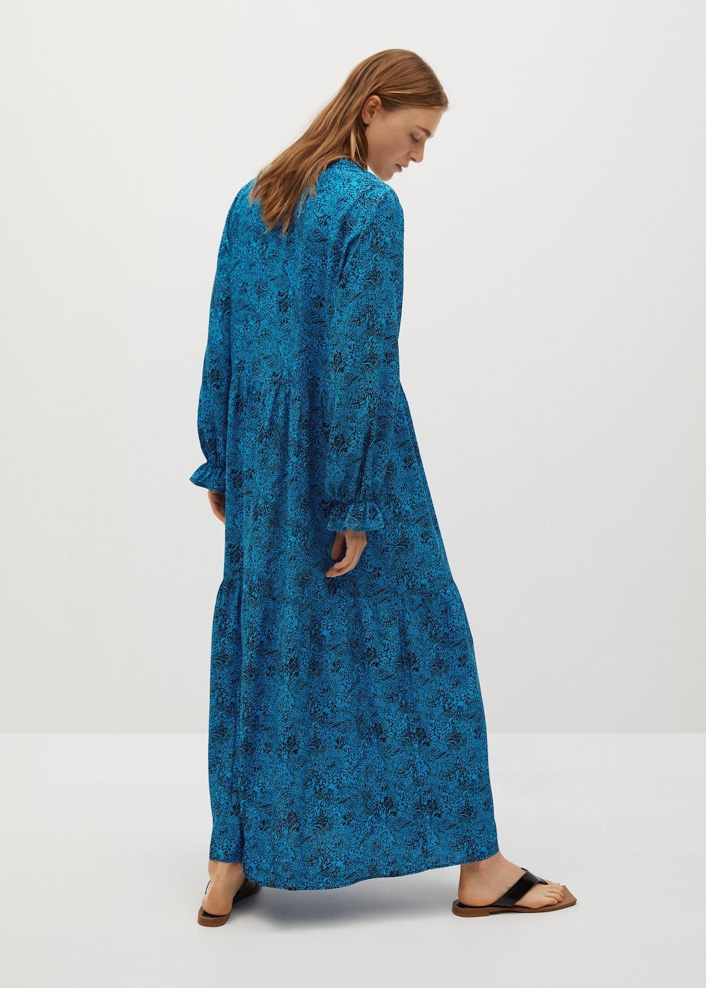 Printed long dress - Laurel Morgan