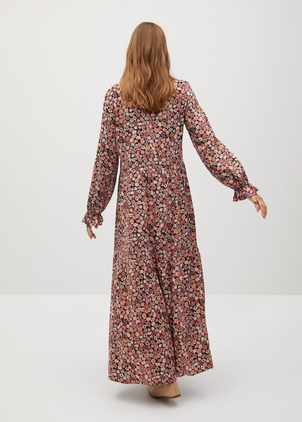 Printed long dress - Laurel Morgan