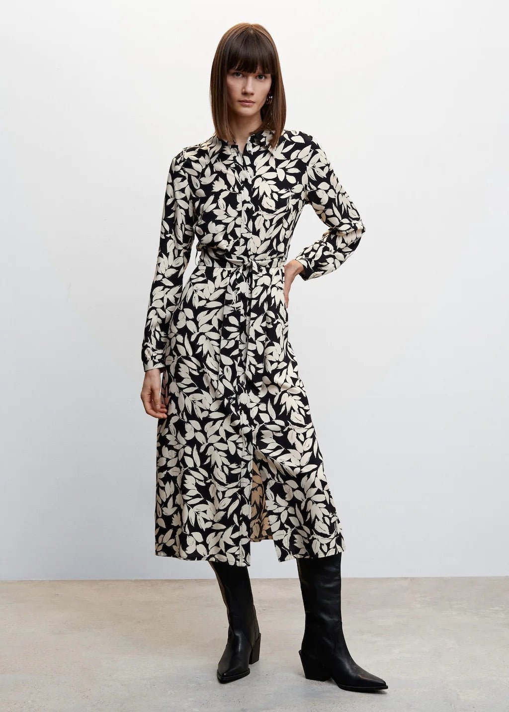 Printed shirt dress - Laurel Morgan