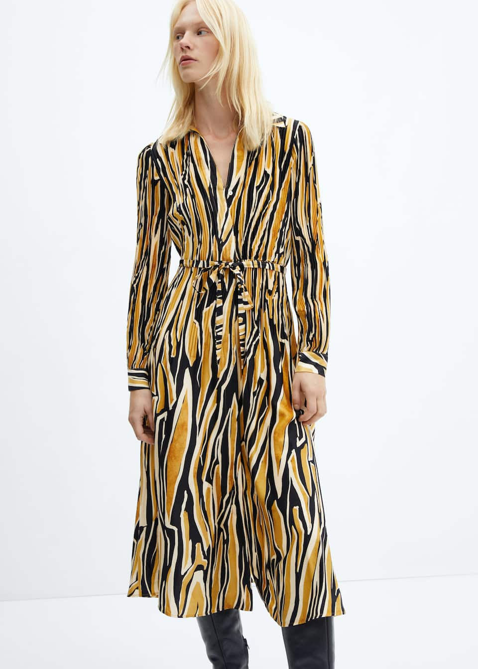 Printed shirt dress - Laurel Morgan