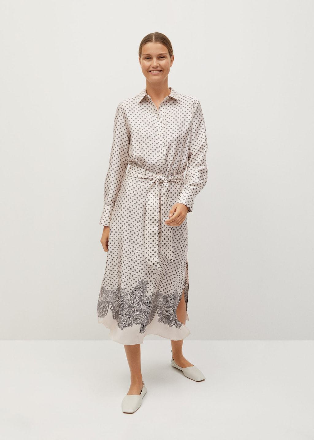 Printed shirt dress - Laurel Morgan