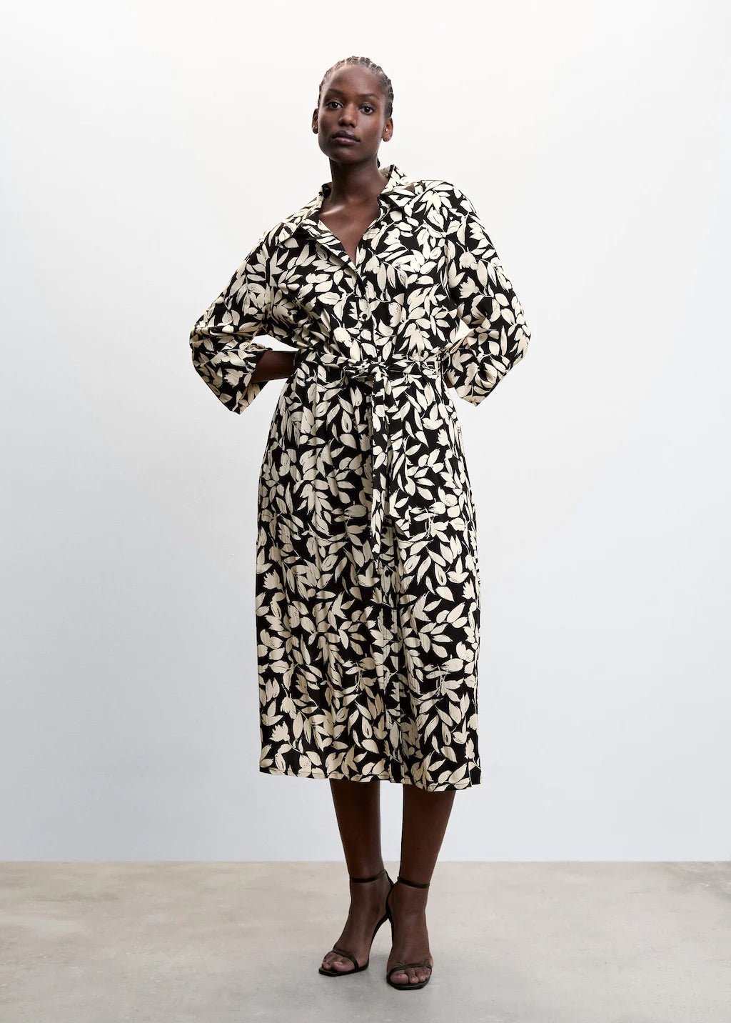 Printed shirt dress - Laurel Morgan