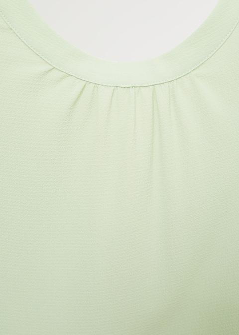 Puffed-shoulder blouse - Laurel Morgan