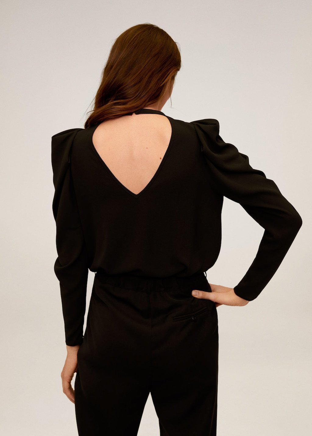 Puffed-shoulder blouse - Laurel Morgan