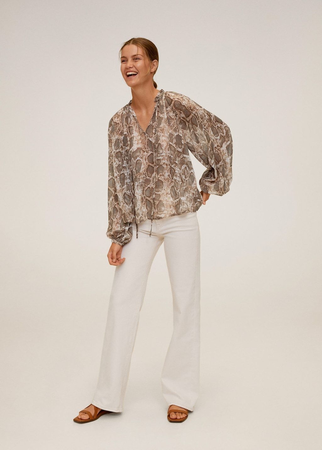 Puffed sleeves blouse - Laurel Morgan