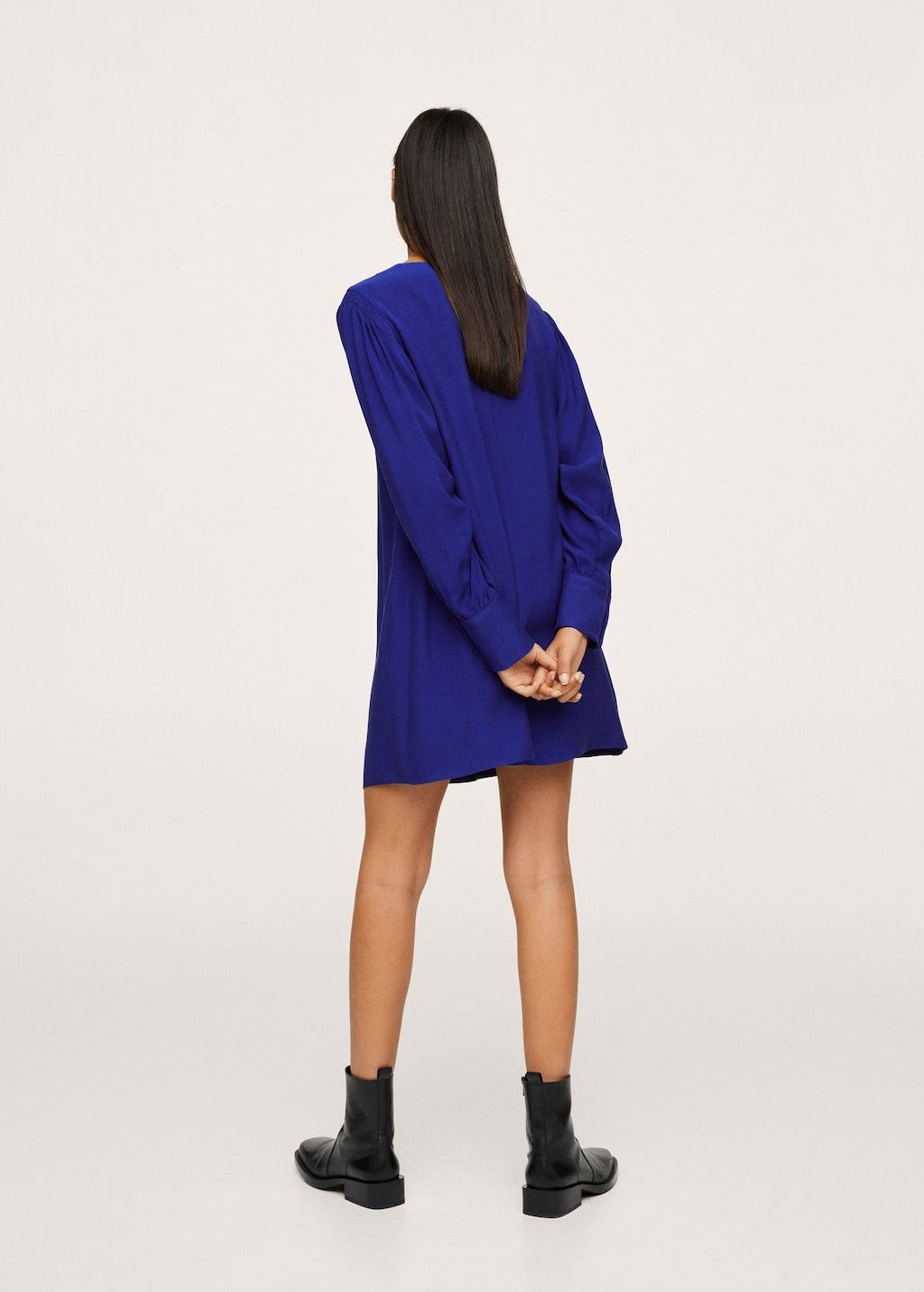 Puffed sleeves dress - Laurel Morgan