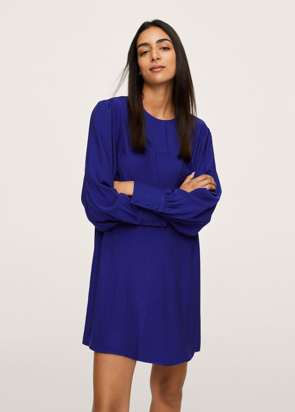 Puffed sleeves dress - Laurel Morgan