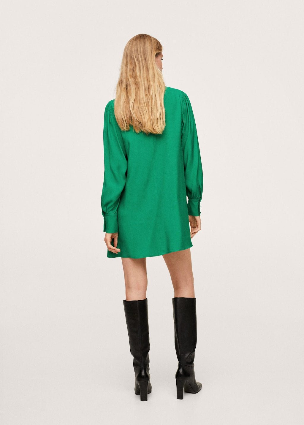 Puffed sleeves dress - Laurel Morgan