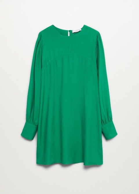 Puffed sleeves dress - Laurel Morgan