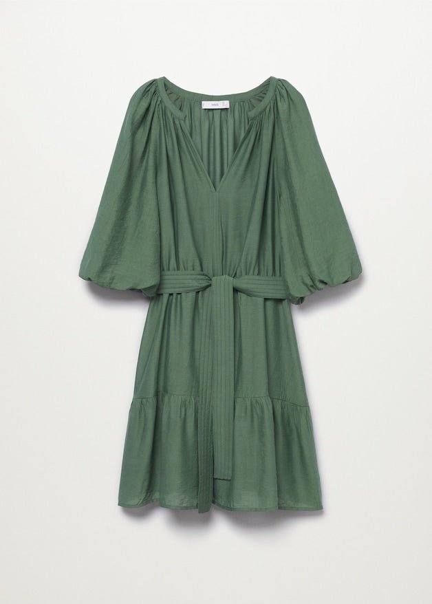 Puffed sleeves dress - Laurel Morgan