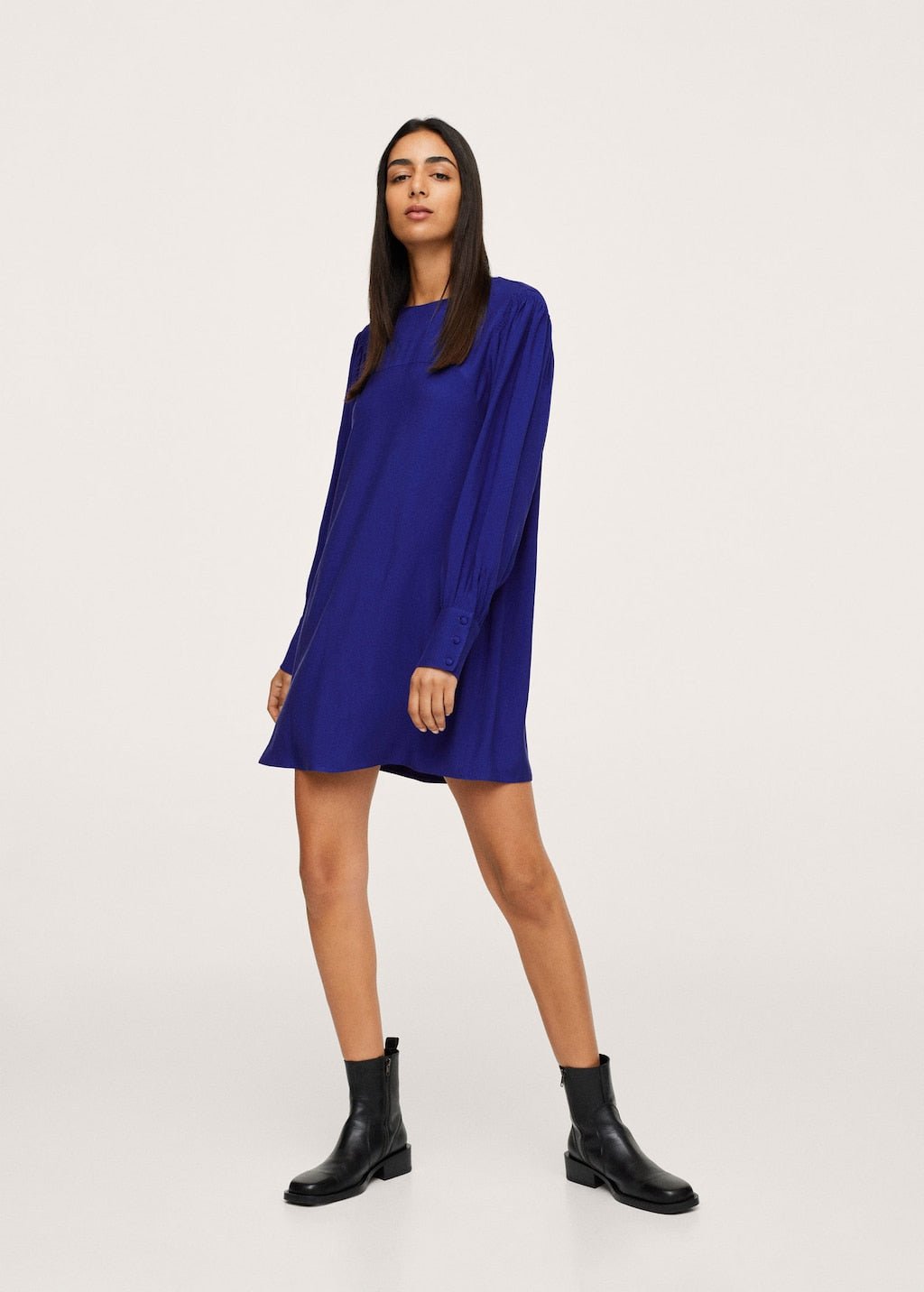 Puffed sleeves dress - Laurel Morgan