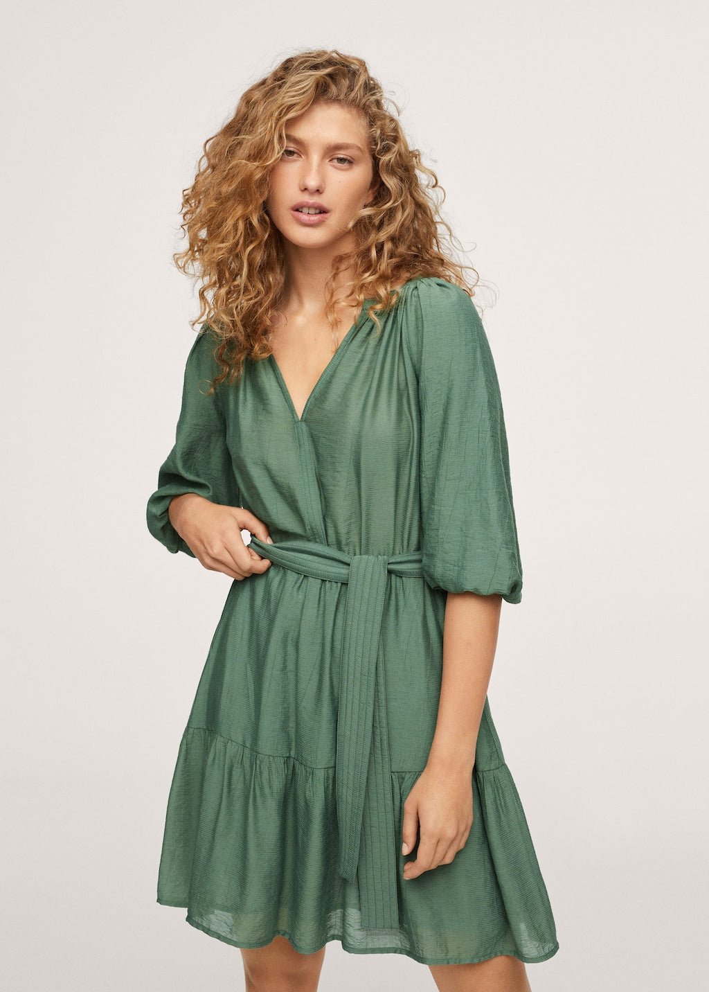 Puffed sleeves dress - Laurel Morgan