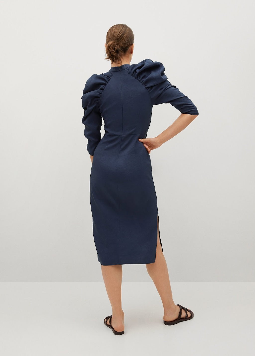 Puffed sleeves dress - Laurel Morgan