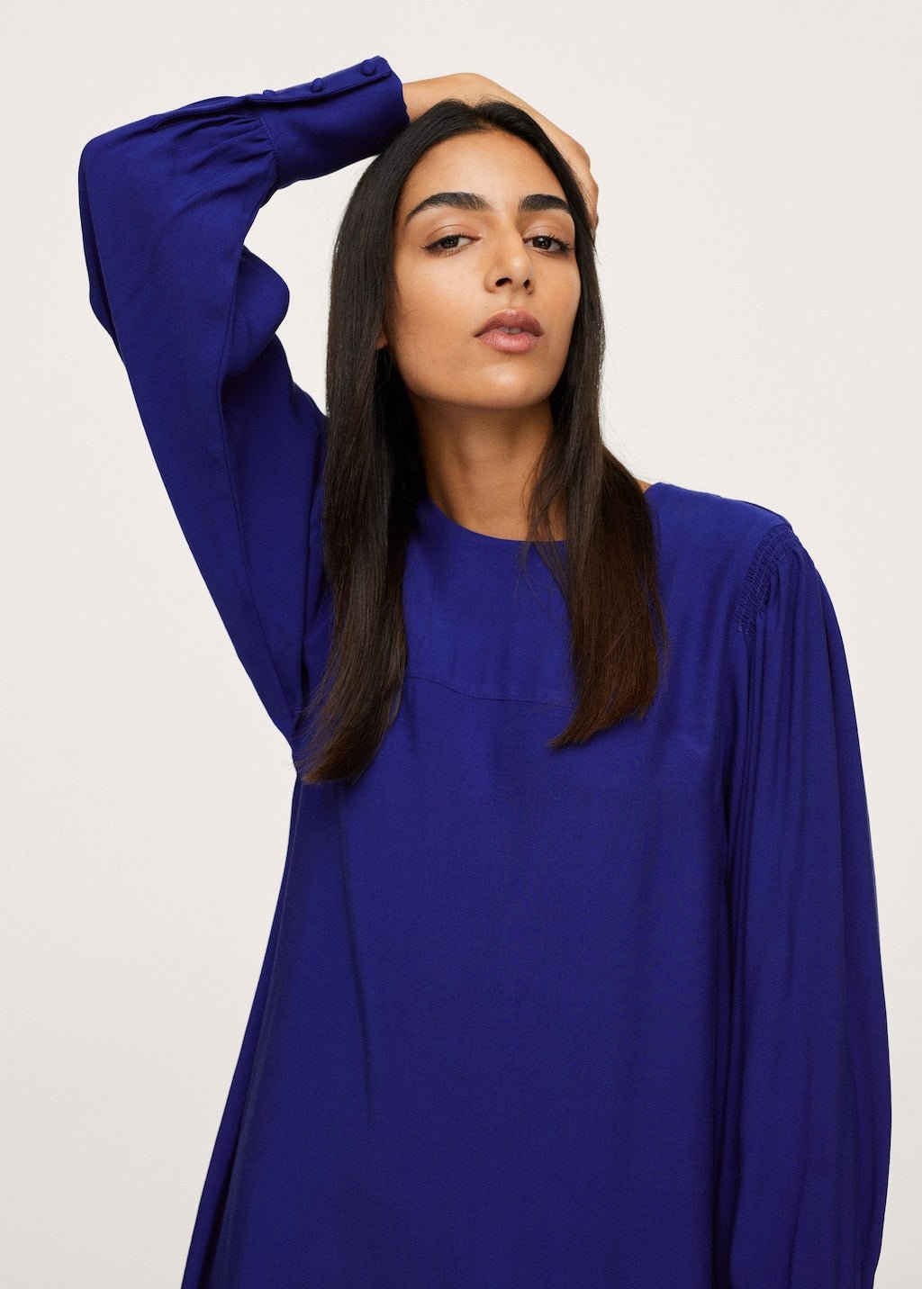 Puffed sleeves dress - Laurel Morgan