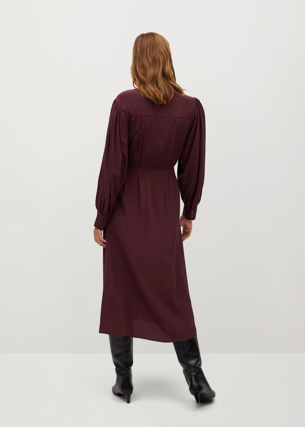 Puffed sleeves dress - Laurel Morgan