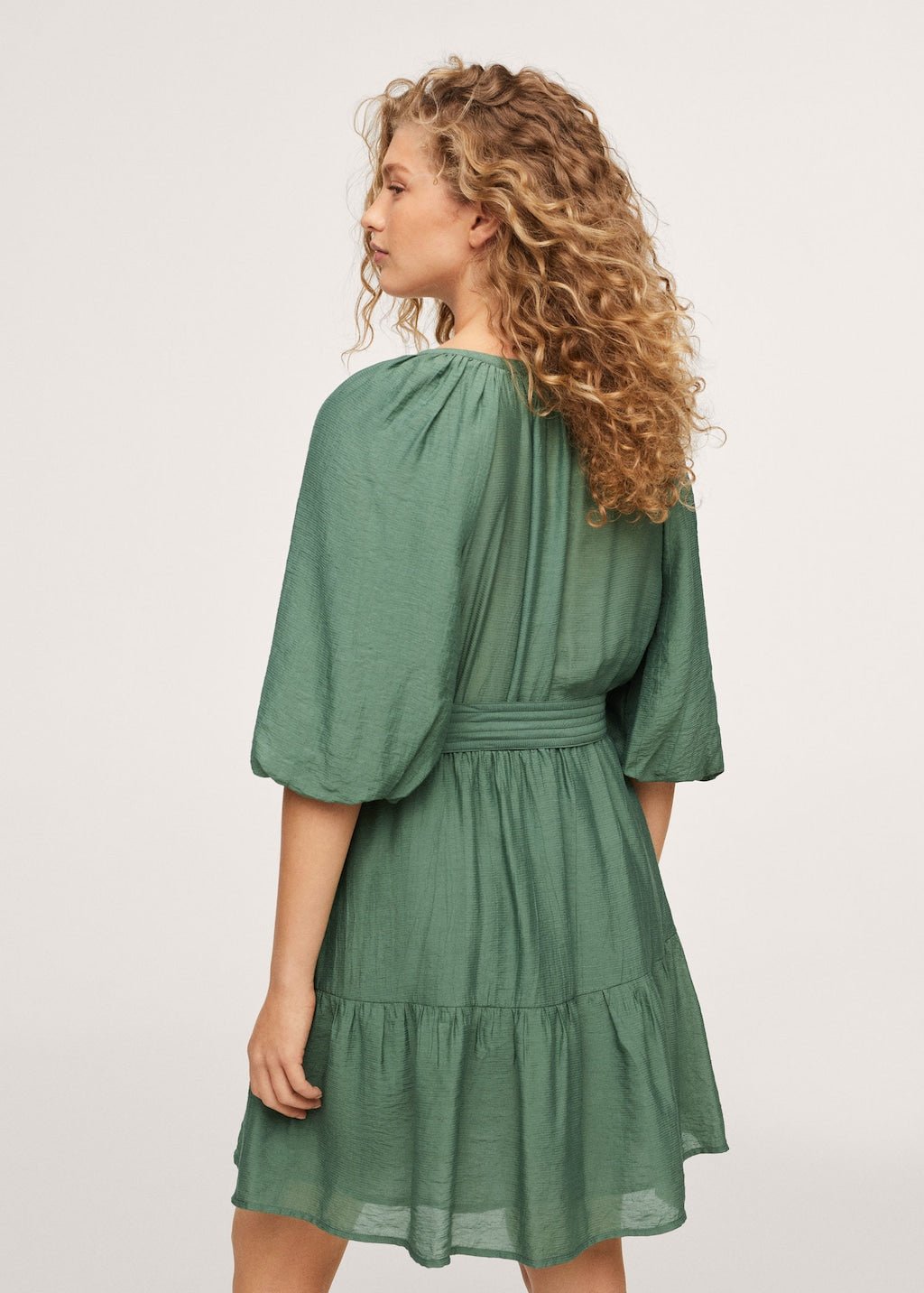 Puffed sleeves dress - Laurel Morgan