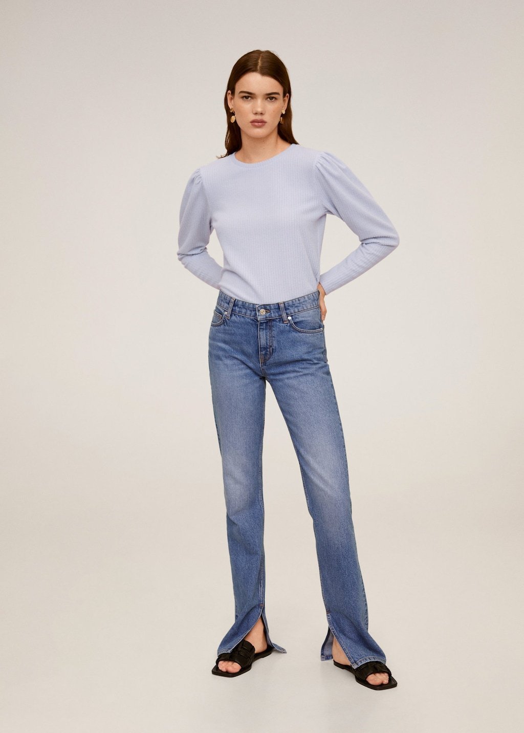 Puffed sleeves T-shirt - Laurel Morgan