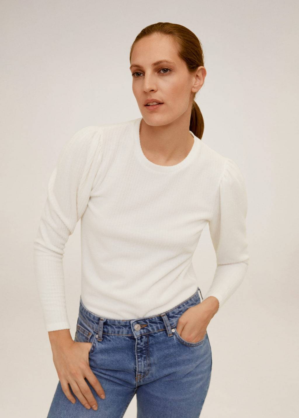 Puffed sleeves T-shirt - Laurel Morgan