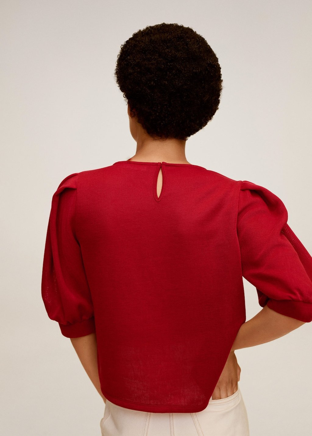 Puffed sleeves T-shirt - Laurel Morgan